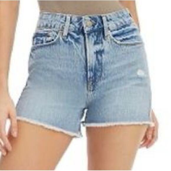 NWT Good American Cut Off Short Size 10 Retail 119.00 High rise - Picture 3 of 6